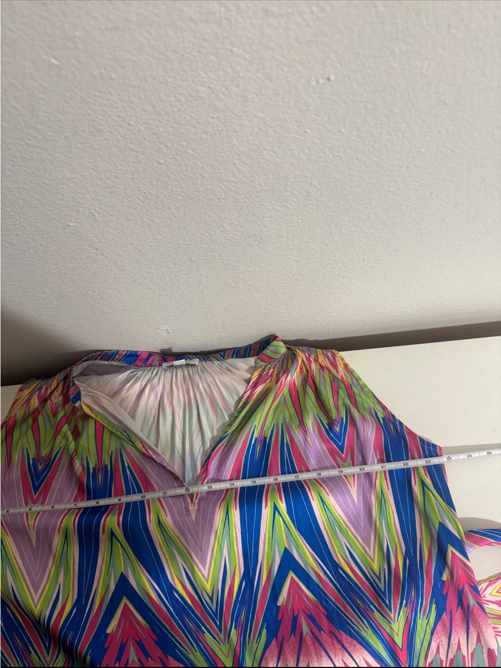 Current Air Colorful Patterned Midi Dress Size Medium - Picture 5 of 7